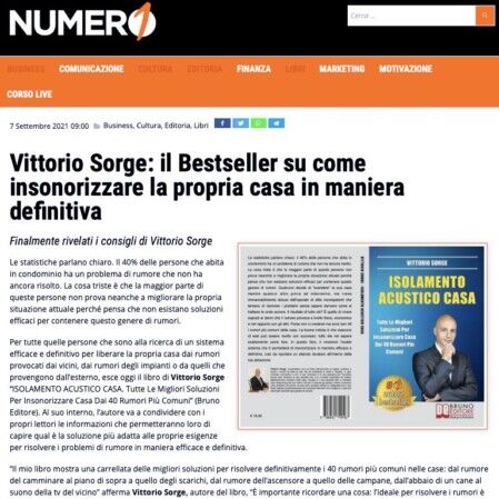 Comunicato Stampa Insonorizzare Casa